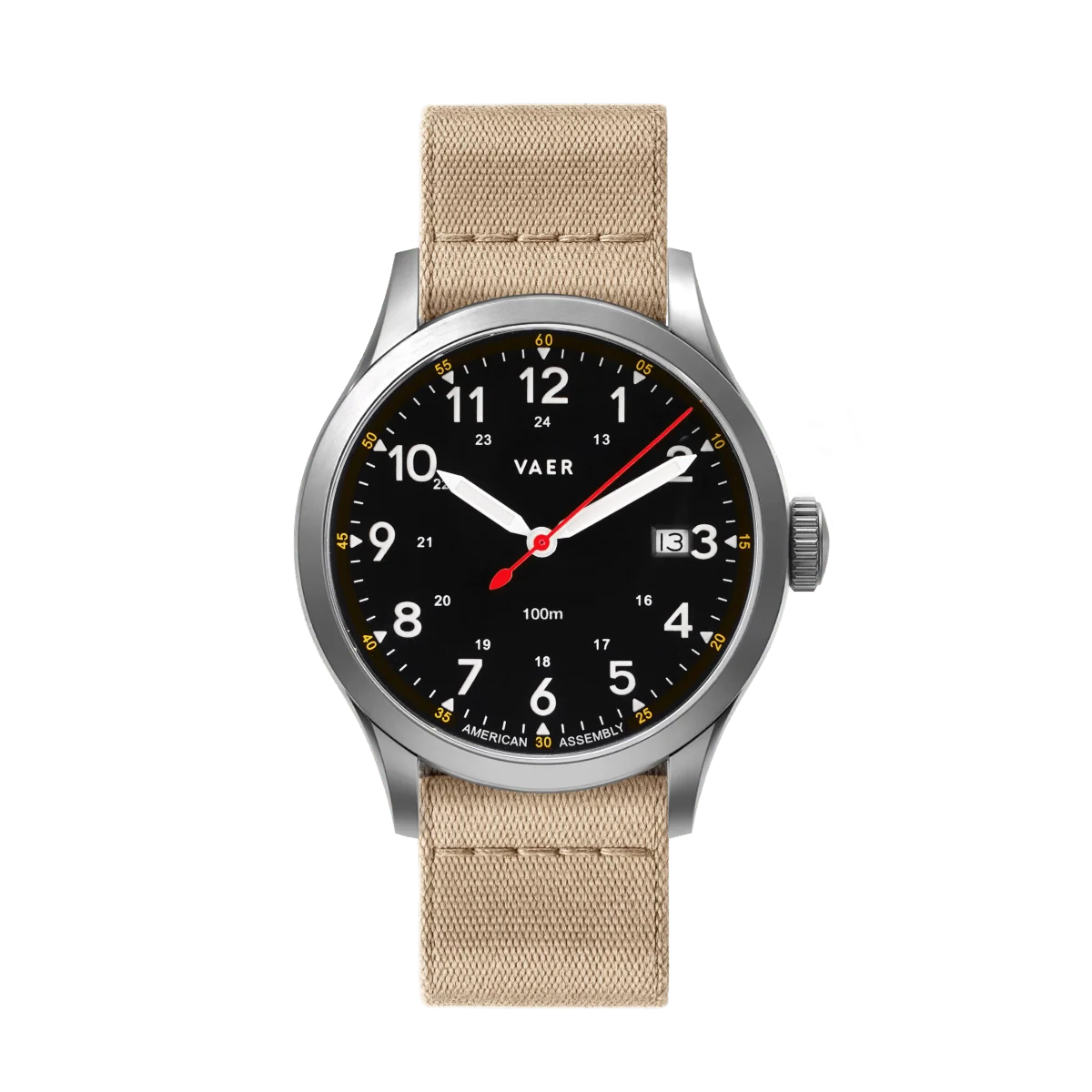 Vaer C5 Field Black Solar — #4 in Watches on Top Shelf