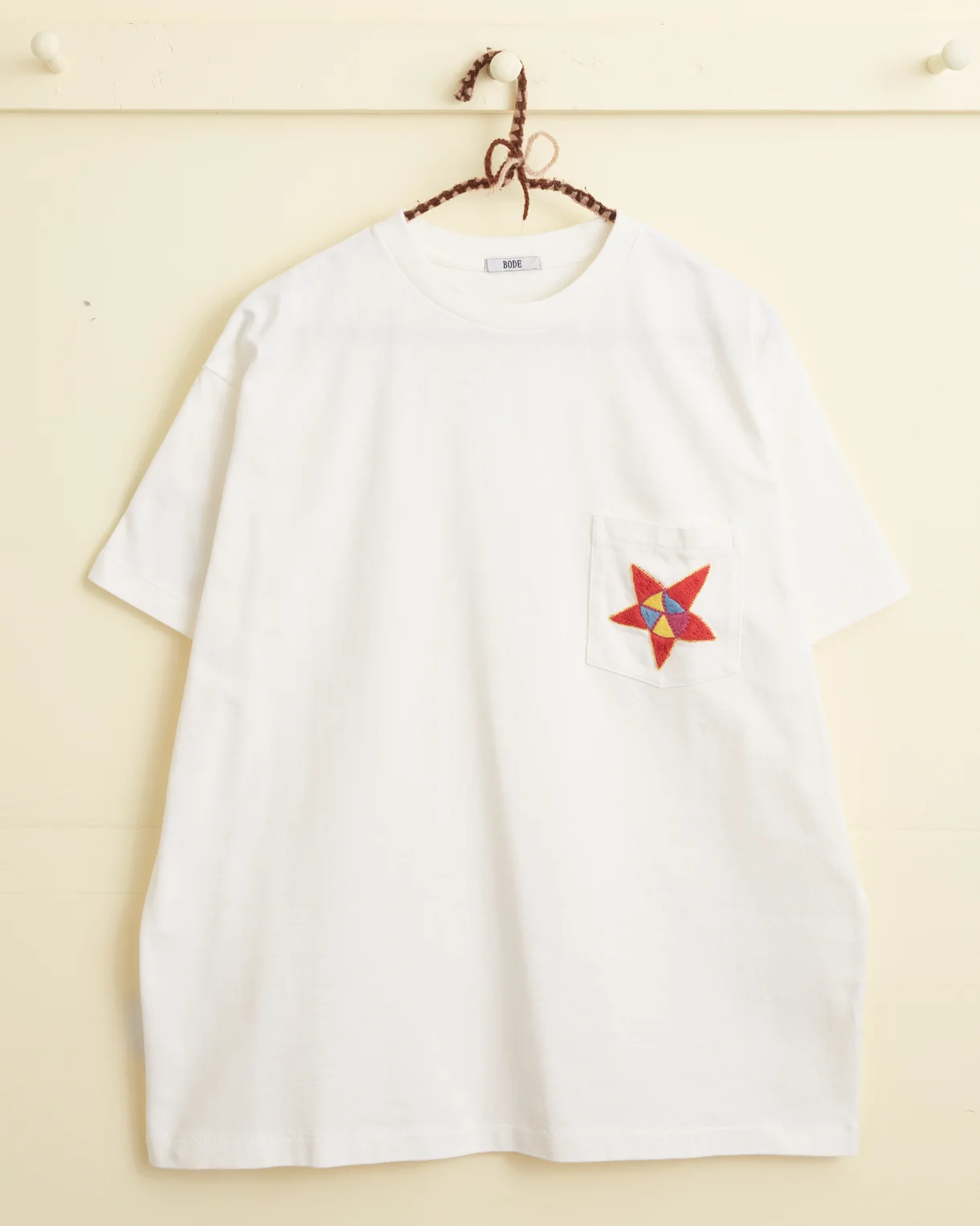 Bode Star Pocket Tee - White — #2 in T-Shirts on Top Shelf